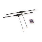 HOT HappyModel ES900 DUAL RX ELRS Diversity Receiver 915MHz/868MHz Built-in TCXO RC Airplane FPV Racing Long Range Drones